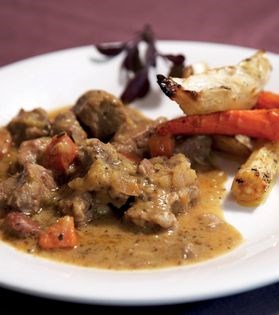 Pork with cider and apples