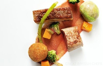 Pork with dates and five spice