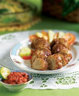 Pork with five-spice, rolled and fried in bean curd sheets (Ngo hiang)