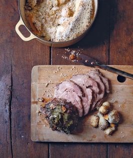 Pork with Jerusalem artichokes