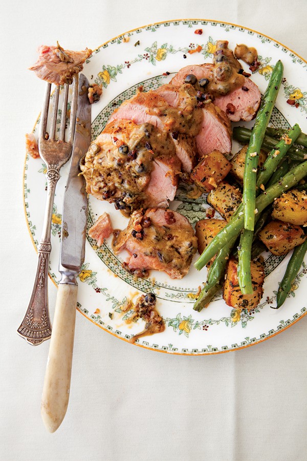Pork with juniper berries (Filetto di maiale con bacche di ginepro)