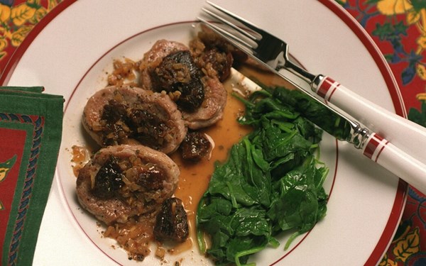 Pork with prunes 