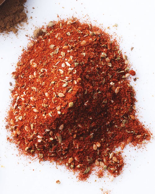 Pork with sesame-spice rub