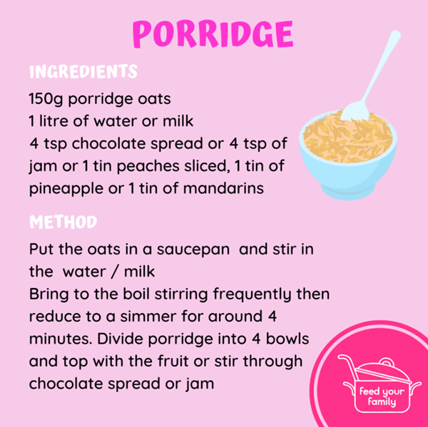 Porridge: traditional pot method
