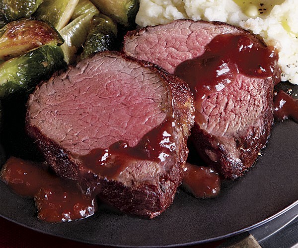 Port and cranberry sauce