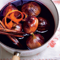 Port-poached figs