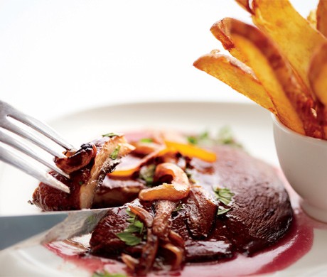 Portobello frites 