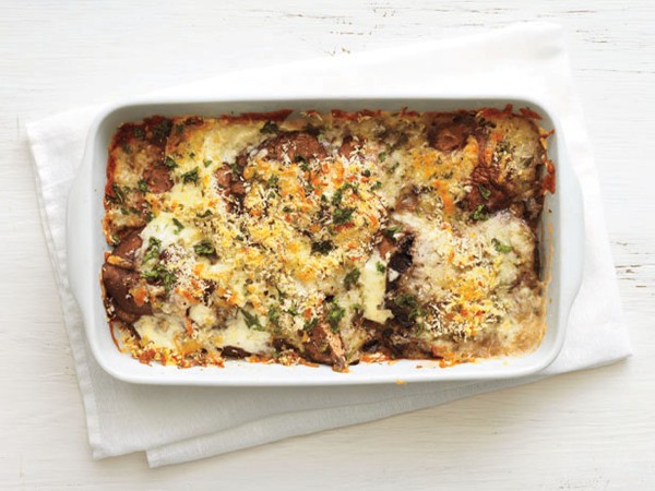 Portobello gratin