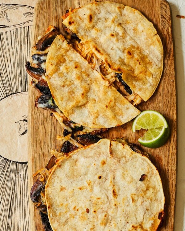 Portobello mushoom mulitas 