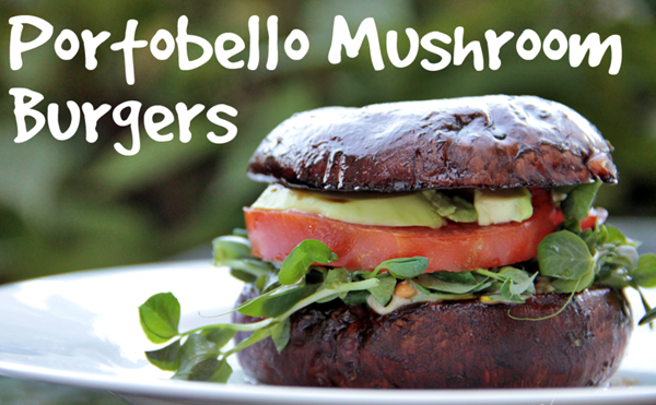 Portobello mushroom burgers