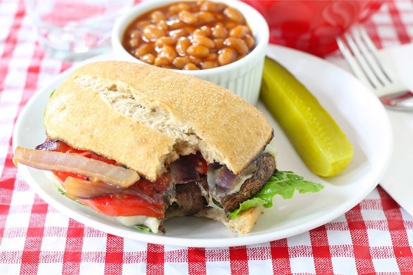 Portobello mushroom burgers