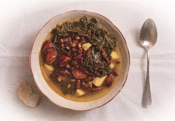 Portuguese kale soup