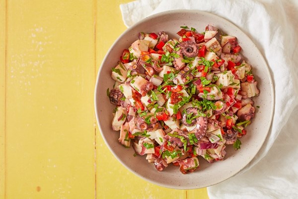  Portuguese octopus salad