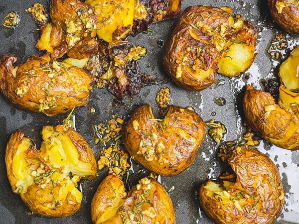 Portuguese punched potatoes