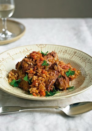Portuguese rice with chicken