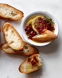Portuguese-style brandied chile oil