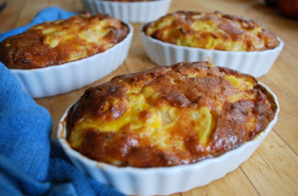 "Posh squash" soufflé casserole
