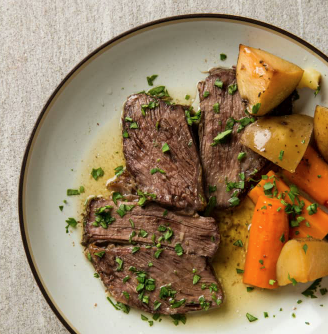 Pot roast in a bag