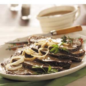 Pot roast with gravy