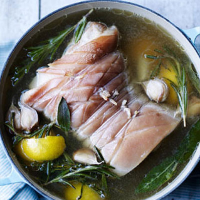 Pot-roasted shoulder of pork