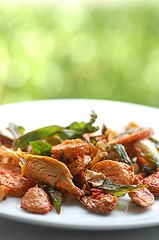 Potato & artichoke salad with harissa dressing