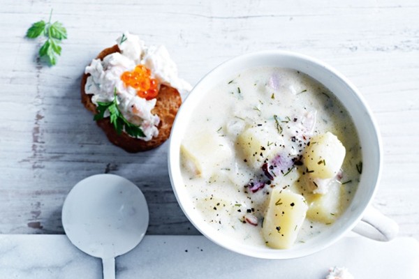 Potato & bacon soup