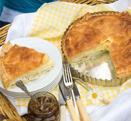 Potato & cream pie