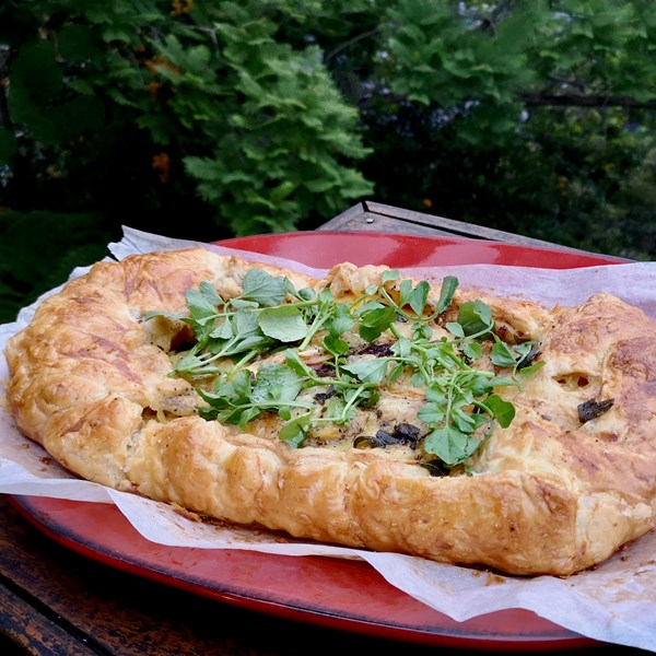 Potato & Fontina tart (Crostata di patate e Fontina)