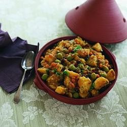 Potato & green olive tagine