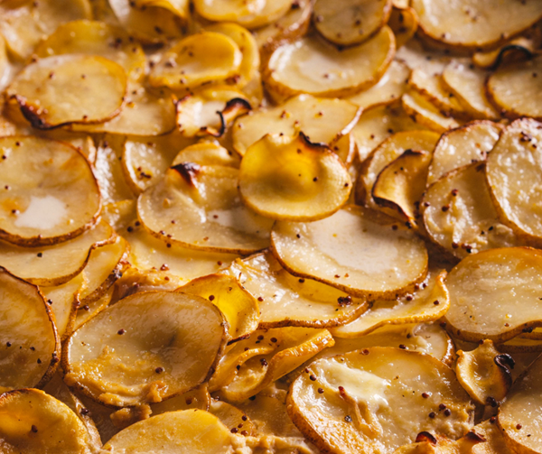 Potato & parsnip gratin