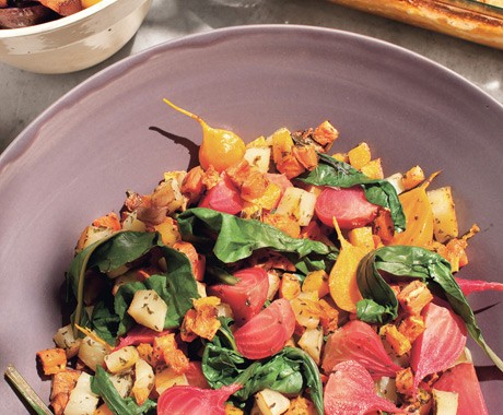Potato and autumn vegetable hash