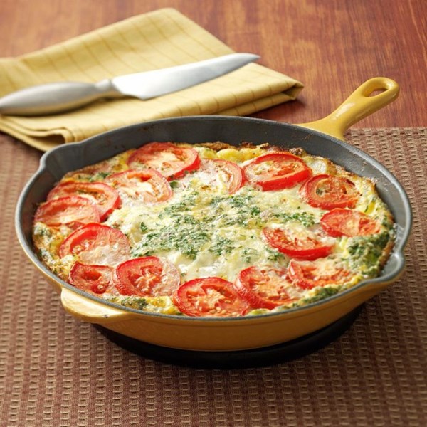 Potato and bacon frittata