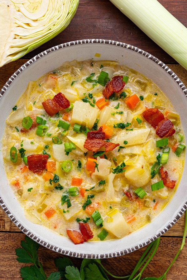 Potato and cabbage soup