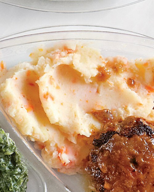 Potato-and-carrot mash