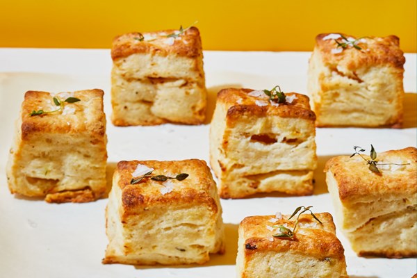 Potato-and-celery root biscuits