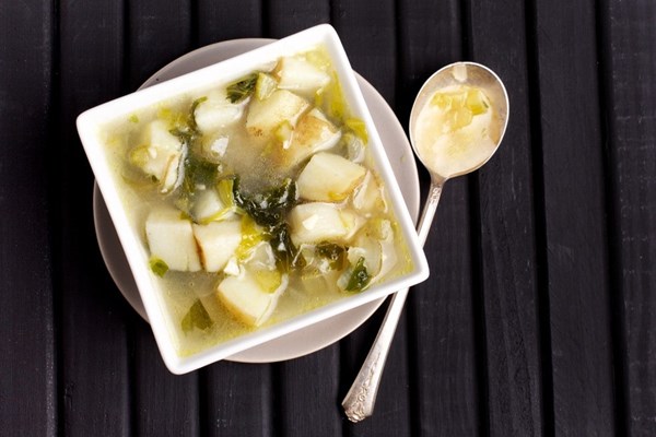 Potato and celery soup