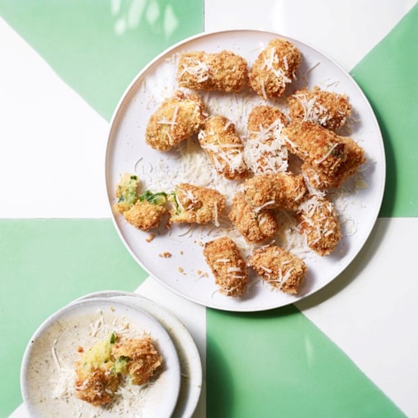 Potato and chard croquettes