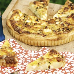 Potato and cheese tart