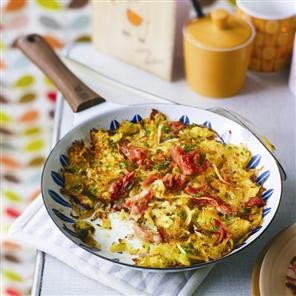 Potato and Christmas ham rösti