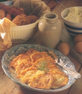 Potato and cream cheese fritters