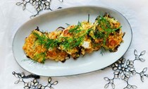 Potato and feta pancakes