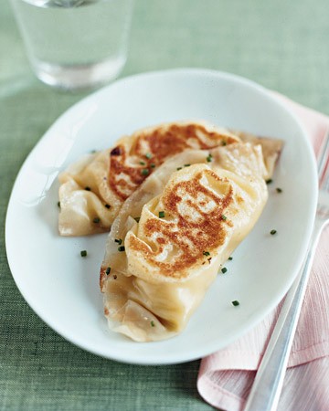 Potato and garlic pierogi