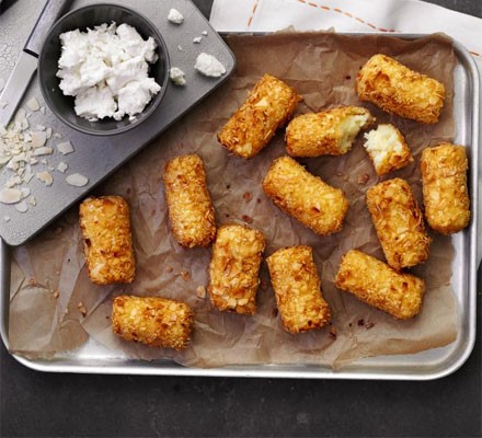Potato and goat's cheese croquettes