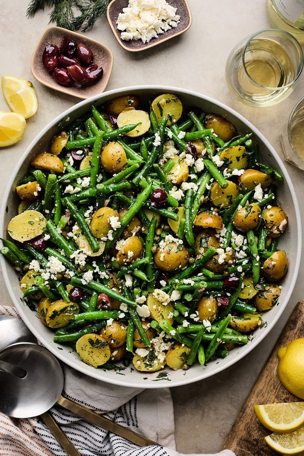 Potato and green bean salad