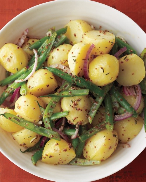 Potato and green bean salad