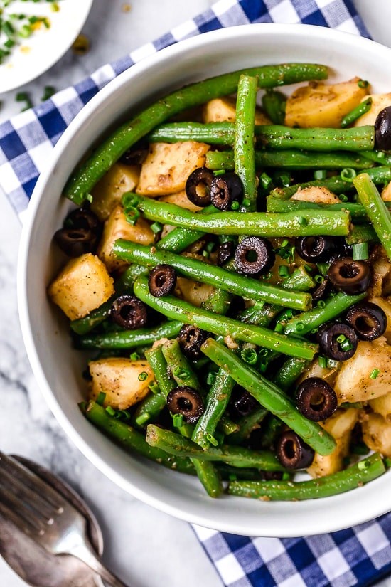 Potato and green bean salad