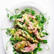 Potato and ham hock salad