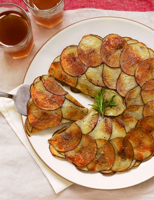 Potato and leek galette recipe Eat Your Books