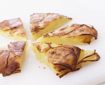 Potato and Parmesan cake