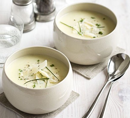 Potato and Parmesan soup